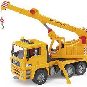 New Bruder 02754 MAN TGA Crane Truck Construction Vehicle